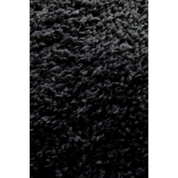 Melrose Super Soft Venus Shaggy Snuggly Plain Black Area Rug 080/150Cm - thumbnail 3