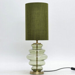 Pagazzi Lighting Pagazzi Rumi Green Sculptural Glass Table Lamp - thumbnail 4