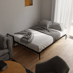 Wallbedking Murphy Bed Horizontal 135Cm X 190Cm Studio Wall Bed, Fold-Down Guest Bed For Small Rooms, Apartments And Studios - thumbnail 1