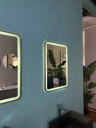 Lumora 700X500mm Rectangular Brushed Gold Led Mirror - Bluetooth, Portrait Or Landscape, Tri-Light - thumbnail 7