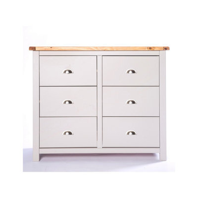 Cabinet Bits Argenta 6 Drawer Chest Of Drawers Chrome Cup Handle - image 1