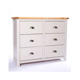 Cabinet Bits Argenta 6 Drawer Chest Of Drawers Chrome Cup Handle - thumbnail 2