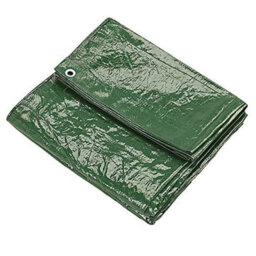 Kav Tarpaulin Tarp Sheet Protect Objects From Damage Tarp Comes Green Colour 6.10 M X 3.60 Meters - thumbnail 1