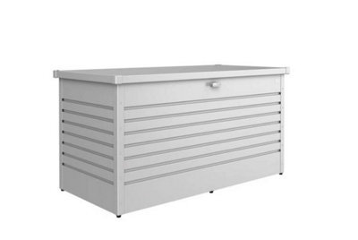 Biohort High Quality 5Ft X 2.5Ft Leisuretime Box 160 Garden Metal Storage - Metallic Silver - image 1
