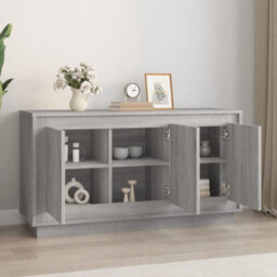 Berkfield Sideboard Grey Sonoma 102X35X55 Cm Engineered Wood - thumbnail 3