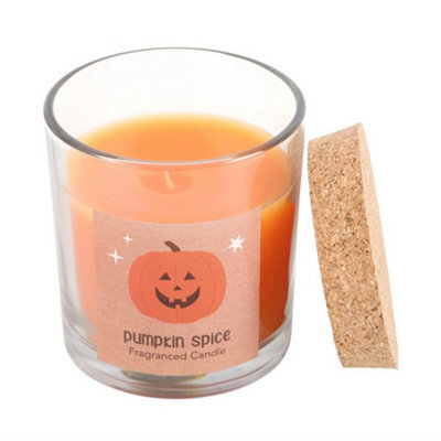 Something Different Peekaboo Pumpkin Spice Candle Orange (One Size) - image 1