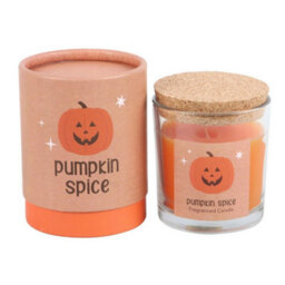 Something Different Peekaboo Pumpkin Spice Candle Orange (One Size) - thumbnail 4