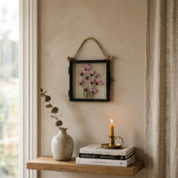 "Nicola Spring 2X Hanging Metal Photo Frames - 4"" X 4"" - Black - Picture Frame Wall Mounted Frame With Rope" - thumbnail 7