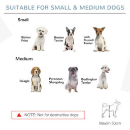 Pawhut Freestanding Pet Gate W/ 2 Support Feet For Doorways Stairs White - thumbnail 8
