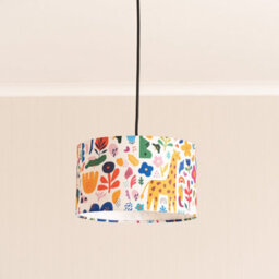 Valuelights Kids Bright Floral Easy Fit Ceiling Light Shade (D)25Cm - thumbnail 3