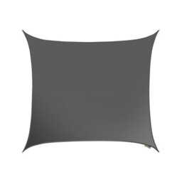 Kookaburra 3.6M Square Waterproof Charcoal Garden Patio Sun Shade Sail Canopy 98% Uv Block With Free Fixing Kit - thumbnail 2