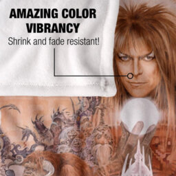 Labyrinth Maze Montage Silky Poster Supersoft Blanket White/brown (One Size) - thumbnail 4