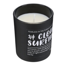 Darphe Black Glass Cup Soy Wax Scented Candle With Wooden Lid, American Coffee - thumbnail 4