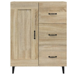 Vidaxl Sideboard Sonoma Oak 69.5X34X90 Cm Engineered Wood - thumbnail 7