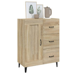 Vidaxl Sideboard Sonoma Oak 69.5X34X90 Cm Engineered Wood - thumbnail 4