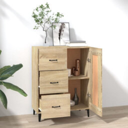 Vidaxl Sideboard Sonoma Oak 69.5X34X90 Cm Engineered Wood - thumbnail 3