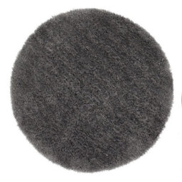 Grey Plain Rug, 50mm Thick Anti-Shed Rug, Handmade Luxurious Modern Shaggy Rug For Bedroom, & Dining Room-110Cm X 160Cm - thumbnail 5
