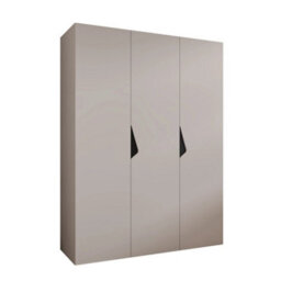 Arte Sandi I Hinged Door Wardrobe 150Cm - Cashmere Modern Triple Door Wardrobe With Hanging Rails And Shelves - thumbnail 2