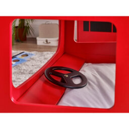 Julian Bowen London Bus 90Cm Single Red Bunk Bed - thumbnail 3