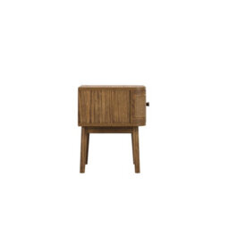 Wyld Haus Pasadena Natural Wood And Rattan Bedside Table 1 Drawer - thumbnail 5