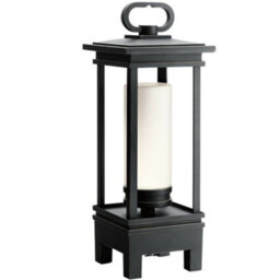 Stylish Outdoor Ip44 Bluetooth Lantern With Led Bulb In Rubbed Bronze Finish - thumbnail 1