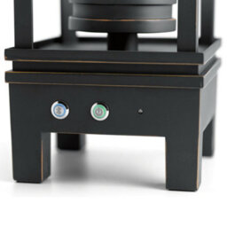 Stylish Outdoor Ip44 Bluetooth Lantern With Led Bulb In Rubbed Bronze Finish - thumbnail 2