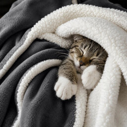 Moonlight Bedding Sherpa Fleece Blanket Black Super King Soft Thick & Fluffy Reversible Throw For Sofa, Bed & Travel Blanket - thumbnail 2