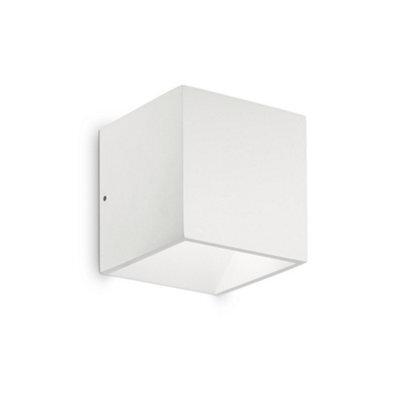 Ideal Lux Rubik Led Outdoor Large Cube Up Down Light White Ip54, 3000K