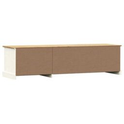 Walplus Tv Cabinet Vigo White 156X40X40 Cm Solid Wood Pine - thumbnail 7