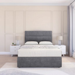 "Sloomy 5Ft Texas Divan Bed Base Armour Coinston ,2 Drawers & 54"" Floor Standing Headboard - King" - thumbnail 2