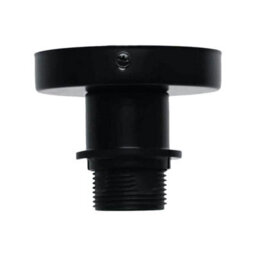 First Choice Lighting Set Of 2 Cassidy - Black E27 Flush Mount Ceiling Lights For Shades - thumbnail 2