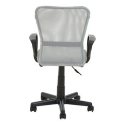 Orsina Comfortable Light Grey Home Office Chair, Ergonomic Work From Office Chair, Movable Chair For Bedroom - thumbnail 4