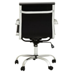 Orsina Comfortable Design Grey Low Back Home Office Chair, Ergonomic Work From Home Chair, Movable Sleek Chair - thumbnail 5