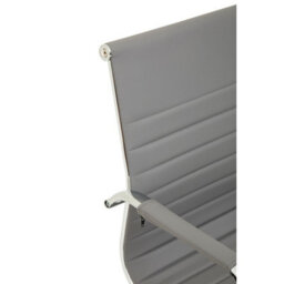 Orsina Comfortable Design Grey Low Back Home Office Chair, Ergonomic Work From Home Chair, Movable Sleek Chair - thumbnail 6