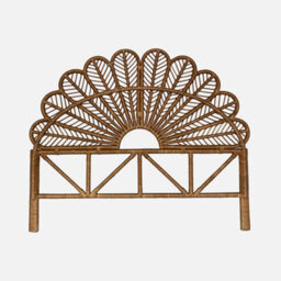Sweeek - Dark Rattan Headboard Anggun 160X6X130 Cm - thumbnail 2