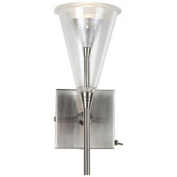 Luminosa Lighting Luminosa Wall Light Satin Nickel