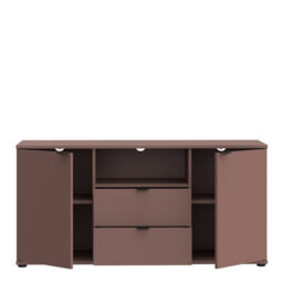 Furniture To Go Ganymede Tv Unit With Open Shelf, 2 Drawers And 2 Doors In Terracotta - thumbnail 5