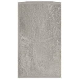 Berkfield Durable Shoe Bench Concrete Grey 80X24X45 Cm Engineered Wood - thumbnail 7