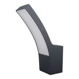 GoodHome Gambell Fixed Matt Dark Grey Mains-Powered Integrated Led Outdoor Wall Light 1600Lm - thumbnail 6