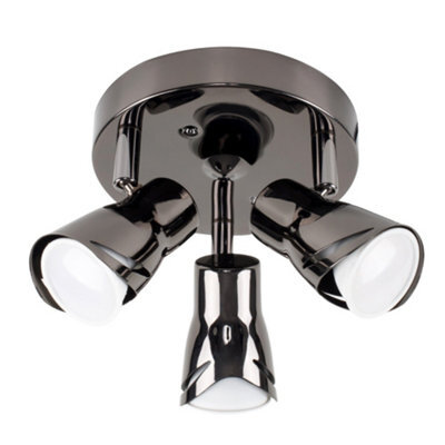 Valuelights Black Ceiling Bar Spotlight And Gu10 Spotlight Led 5W Cool White 6500K Bulbs - image 1