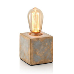 Auraglow Mysa Bronzed Effect Stone Table Desk Lamp - Multnomah - With Ag546 - thumbnail 8