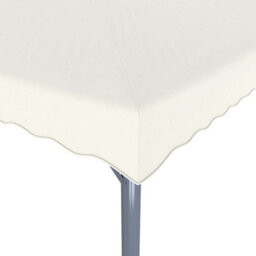 Berkfield Classic Gazebo With Led String Lights 400X300 Cm Cream Aluminium - thumbnail 6