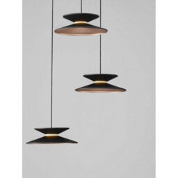 Luminosa Lighting Luminosa Morphi Cluster Pendant Ceiling Light Sandy Black, Gold Triac Dimmable Led 15W 480Lm 3000K - thumbnail 5