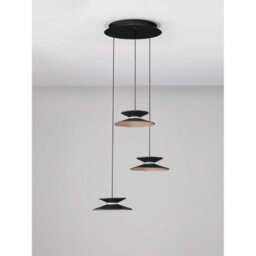 Luminosa Lighting Luminosa Morphi Cluster Pendant Ceiling Light Sandy Black, Gold Triac Dimmable Led 15W 480Lm 3000K - thumbnail 3
