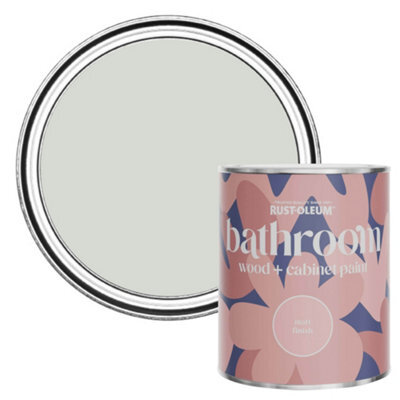Rust-Oleum Winter Grey Matt Bathroom Wood & Cabinet Paint 750Ml - image 1