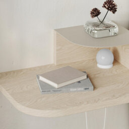 Decortie Luno Modern Floating Corner Bedside Table Nightstand Wall-Mounted Led 30Cm Sonoma Oak Bedroom - thumbnail 5