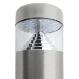 Long Life Lamps Company Modern Led Bollard Post Ground Spike Light Warm White Stainless Steel Zlc078Ww - thumbnail 4