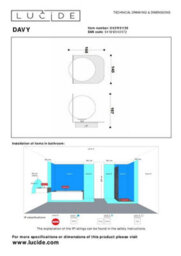 Lucide Davy - Wall Light Bathroom - 1Xg9 - Ip44 - Black - thumbnail 3