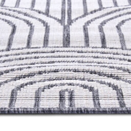 The Rugs Flatweave Indoor Outdoor Reversible Rug Pangli Durable Polypropylene In Grey - thumbnail 4