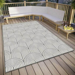 The Rugs Flatweave Indoor Outdoor Reversible Rug Pangli Durable Polypropylene In Grey - thumbnail 7